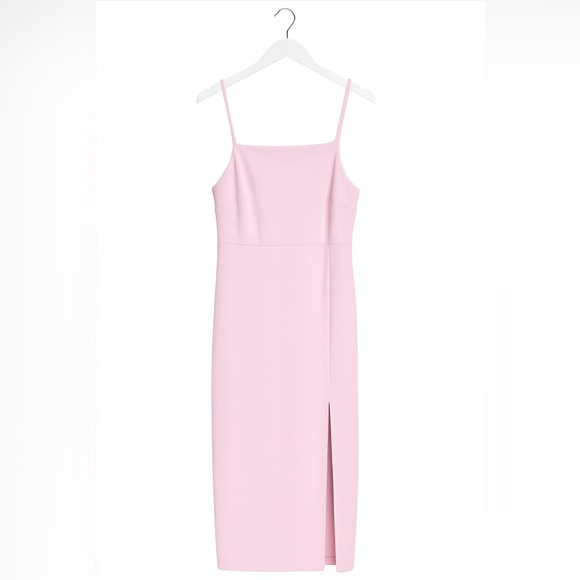 OWIN Women's NEW Adjustable Straps Sleeveless High Waist Split Midi Dress. - Picture 1 of 2